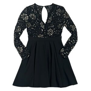 Privy Elegant Black Lace Women's Dress